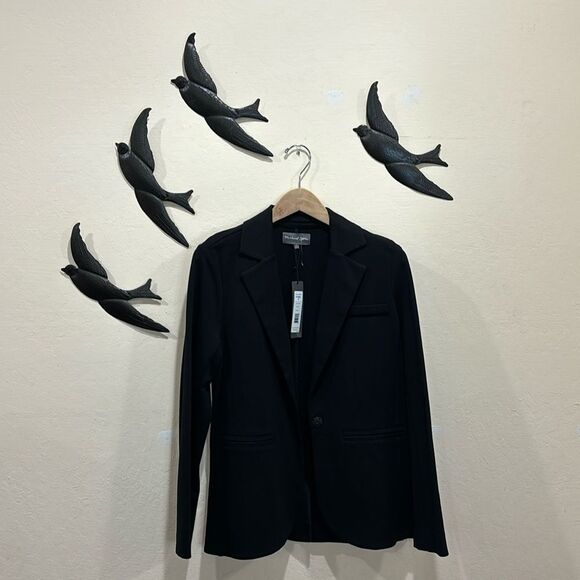 New! Michael Stars Black Ponte Blazer - S - $238 - Style: PCB92 - Picture 1 of 12